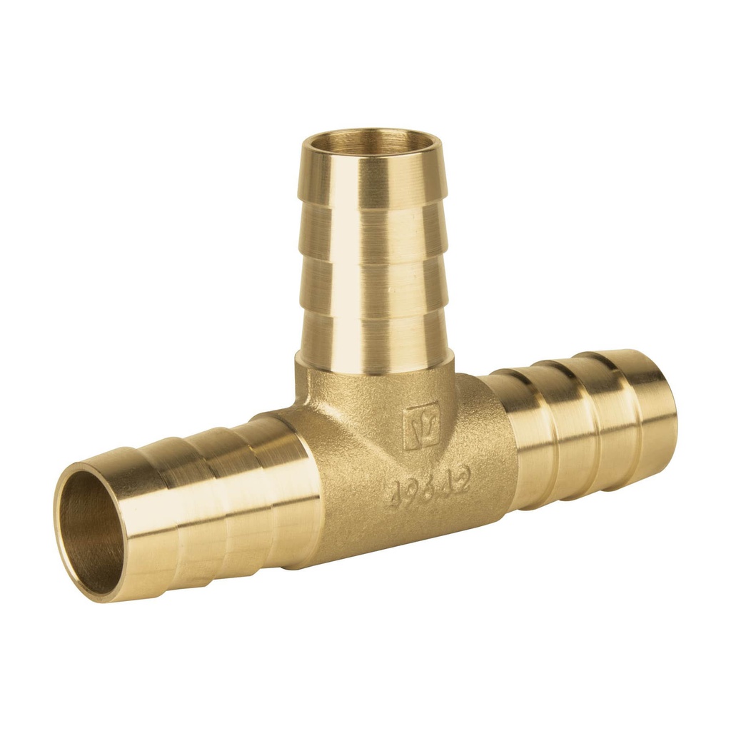 Tee insercion macho laton 3/4' para poliducto negro, Foset