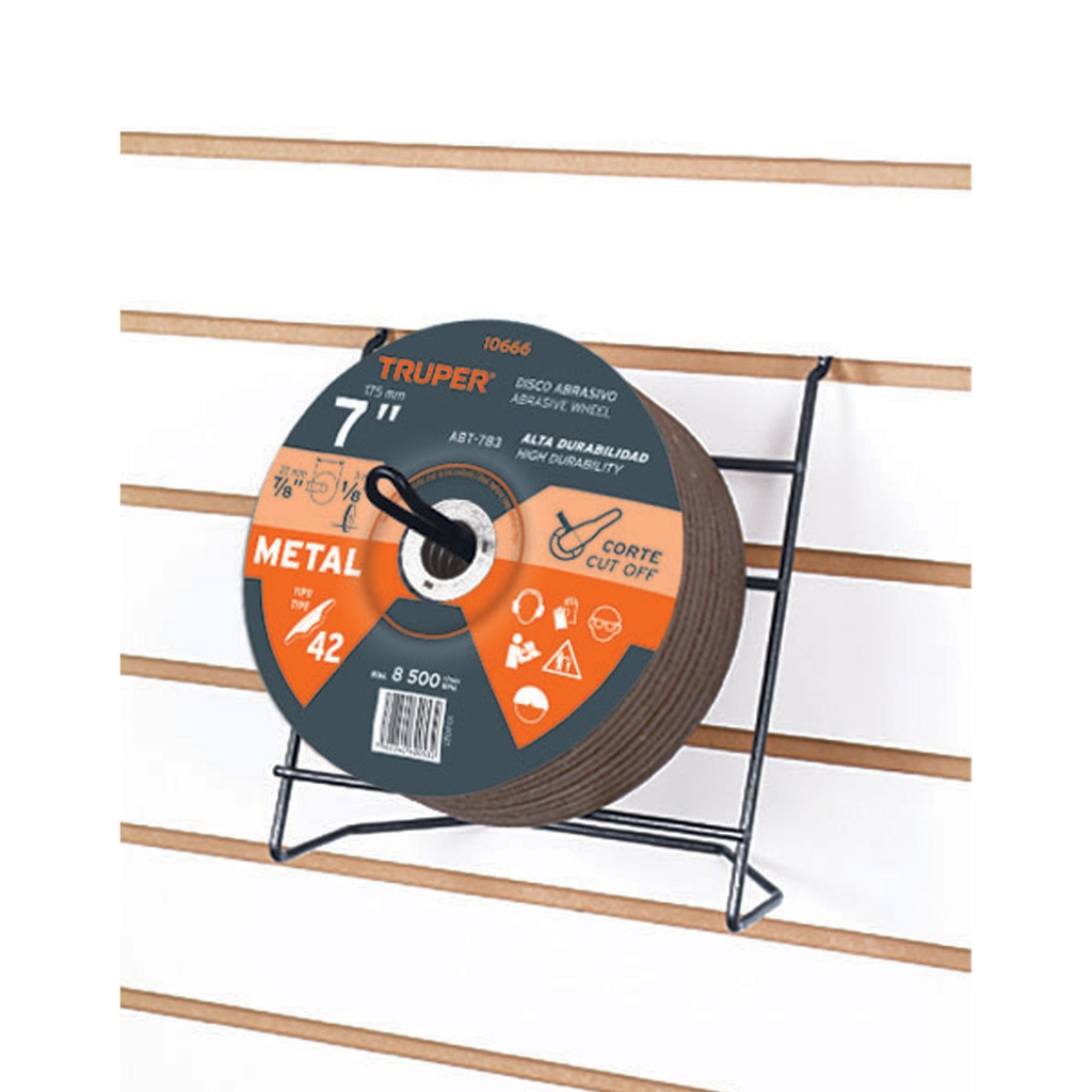 Rack para discos abrasivos 7 y 9', Truper