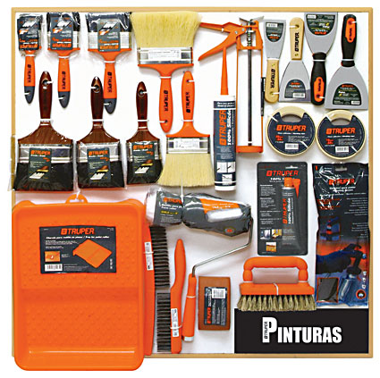 Exhibidor de pintura, 82 x 82 cm, 1 seccion