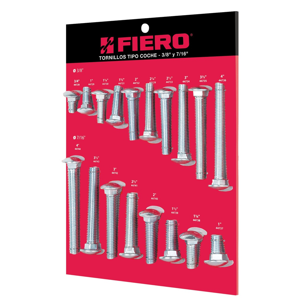 Exhibidor Fiero de tornillos #2, tipo coche