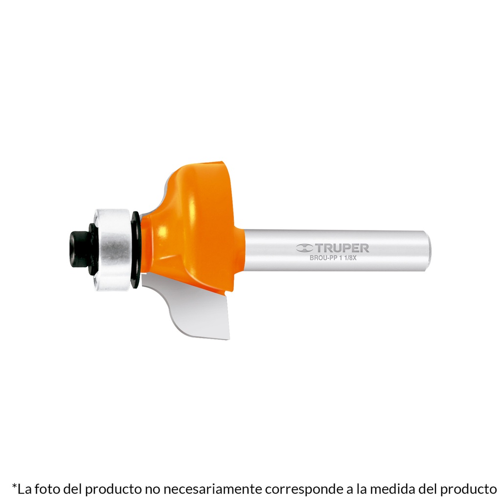 Broca para router, pecho paloma, 1-1/4' con balero, Truper
