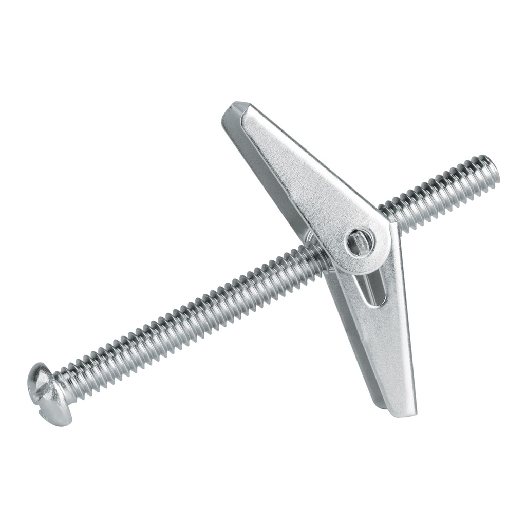 Bolsa con 4 sujetadores tipo mariposa de 1/4' x 3', Fiero