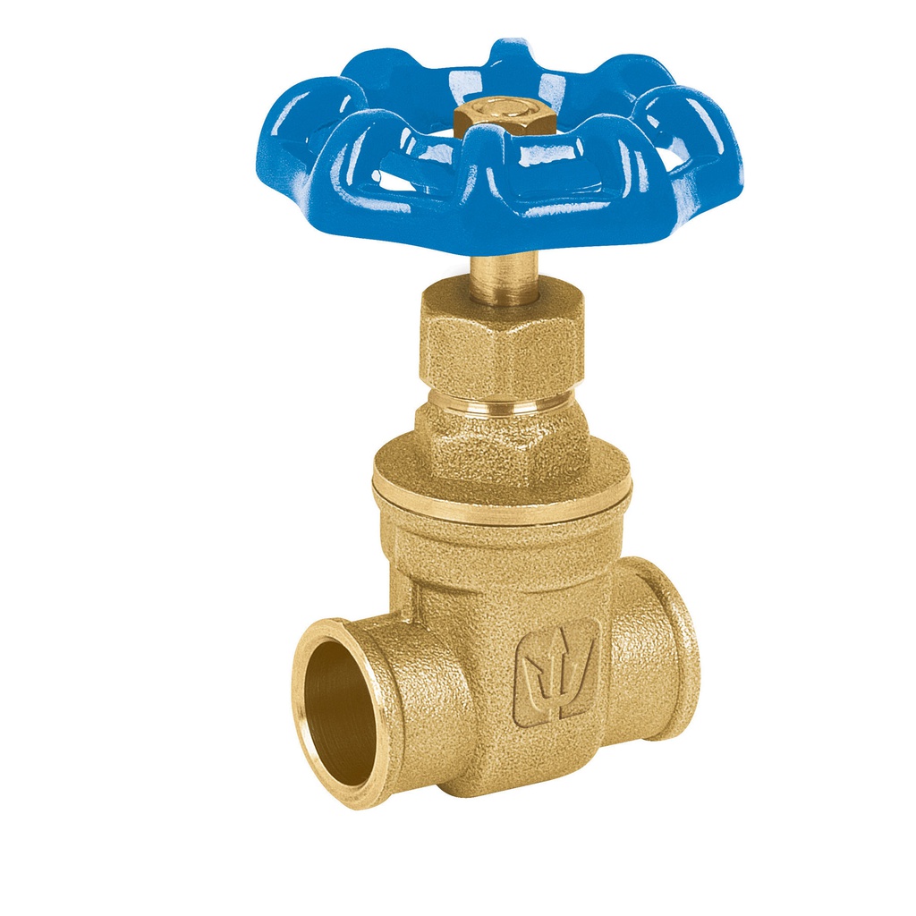 Valvula de compuerta de laton soldable de 1/2', Foset