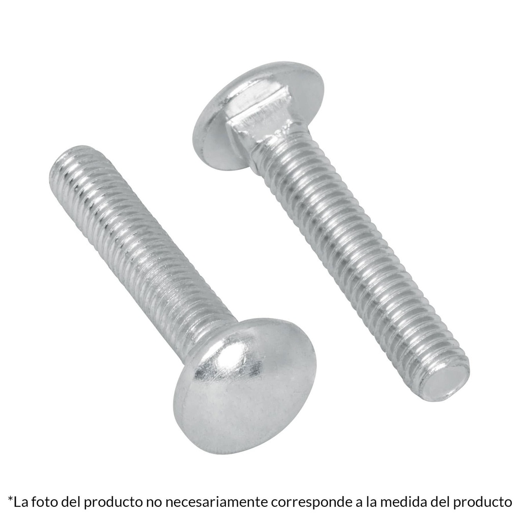 Bolsa con 20 tornillos 1/2' x 2-1/2' tipo coche, Fiero