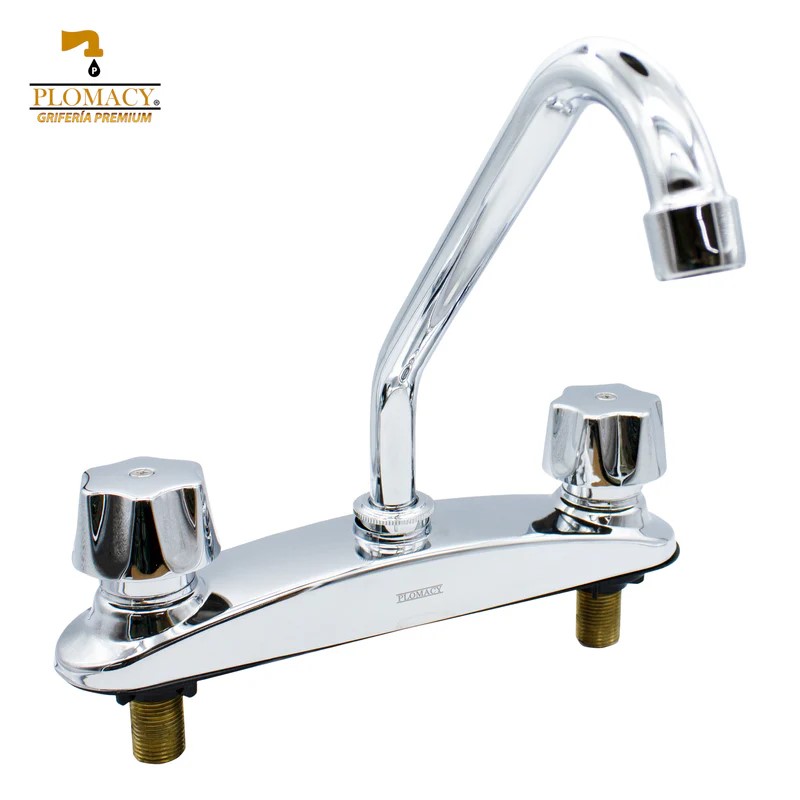 Mezcladora Para Fregadero 8&quot; Maneral Tipo Universal  Plomacy  (PM8GC)