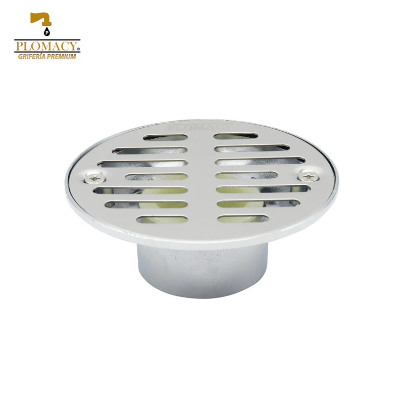 Resumidero Redondo 3 1/2" Anti-Cucarachas Salida a PVC 2" Plomacy (PRR2)