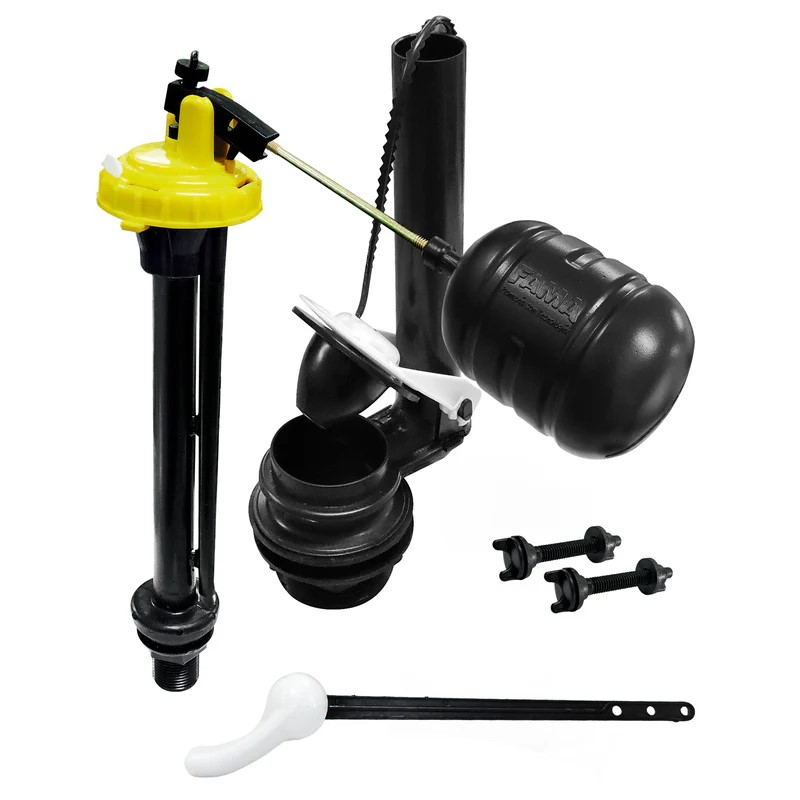 Herraje WC Econo-Max 2" x 10" Palanca Blanca Sin Esponjoso (2200)