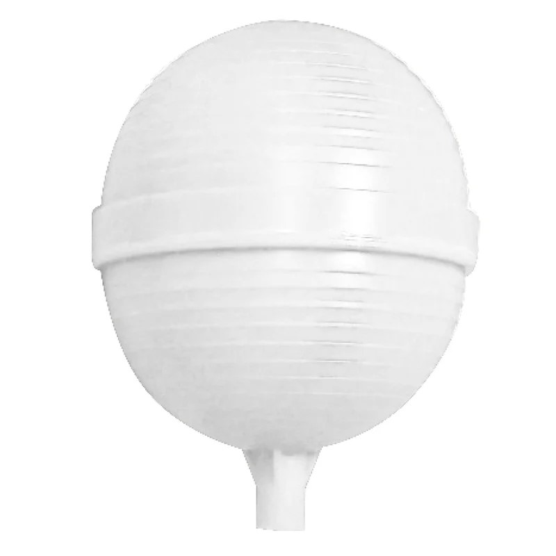 Flotador Plastico 4&quot;  &quot;Blanco&quot;  Sin Varilla  (9724)