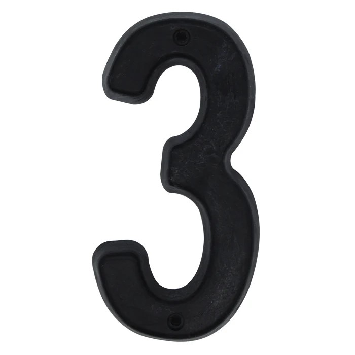 Numero Para Exterior  &quot;3&quot; a Granel  (2213G)