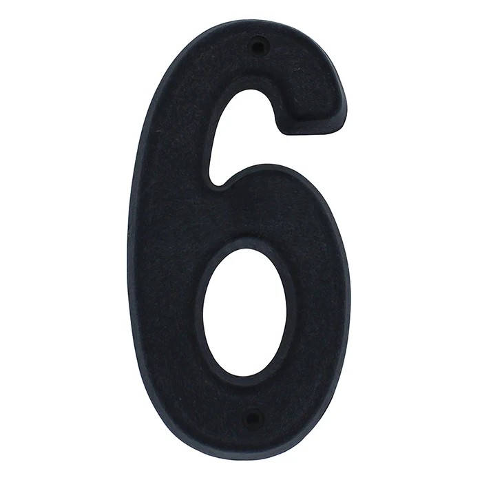 Numero Para Exterior  &quot;6&quot;  a Granel  (2216G)