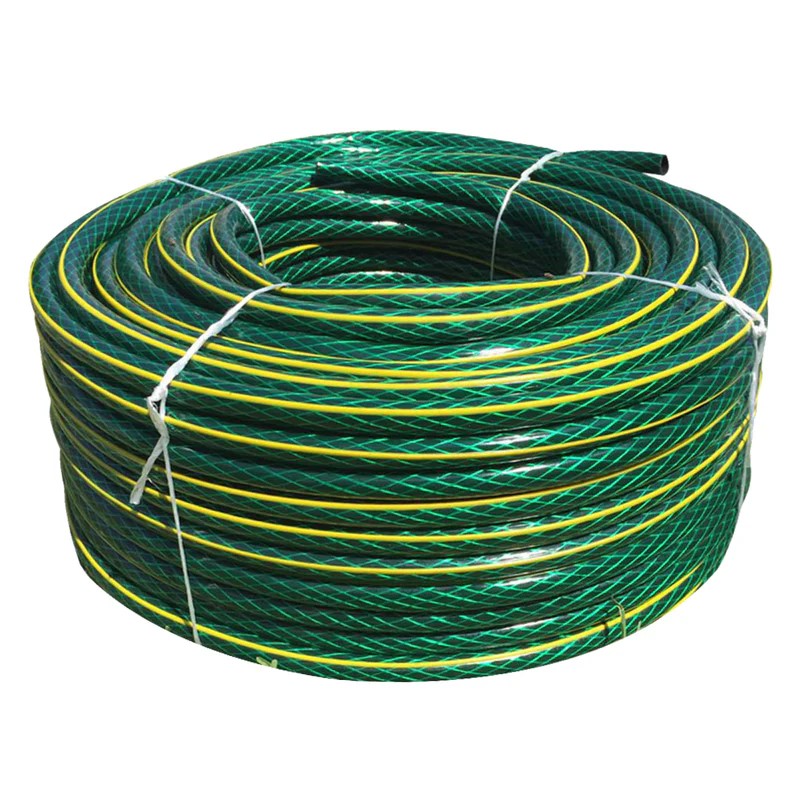 Manguera Para Jardin Tramada y Refuerzo Amarillo Rollo 13mm. - 1/2&quot; X 100Mts.  (2650)