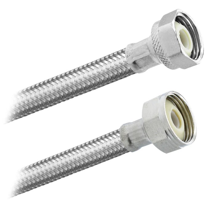 FamaFlex Premium Para Sanitario 1/2" FIP X 7/8" FIP X 35cm.-14"  (3531)