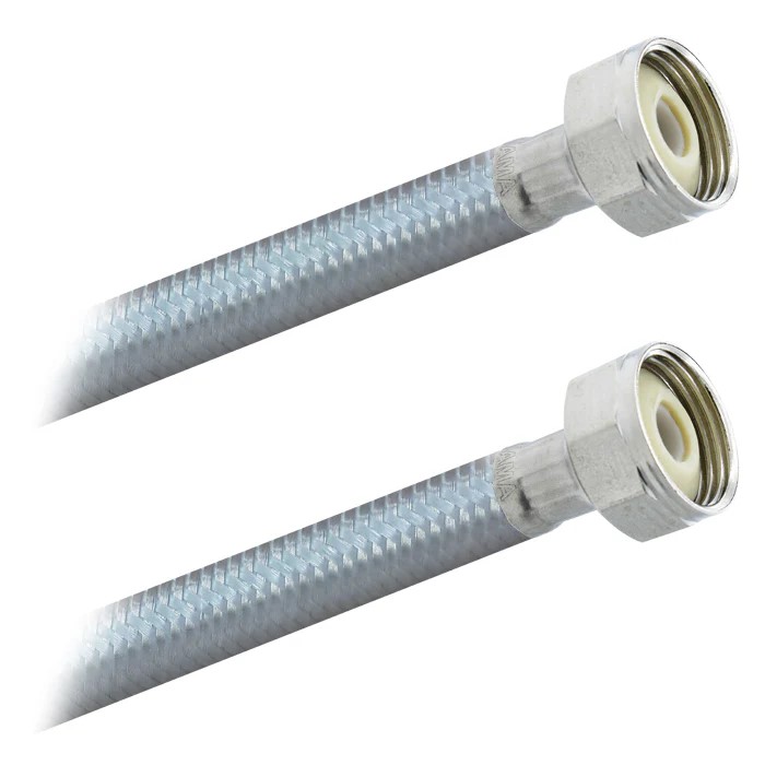 FamaFlex Poliacero Para Sanitario 7/8" FIP x 7/8" FIP x 55cm.-22"   (3935)