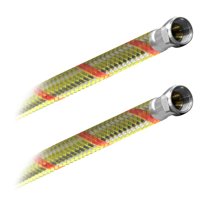 FamaFlex Poliacero Para Gas 5/16" x 5/16" x 60cm.-24" (3960)