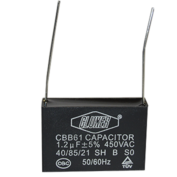 1 Capacitor Cluxer 1.2mf 450vac Soldable  Motor Electronico 
