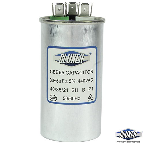 1 Capacitor De Trabajo 30/6mf, 440v +-5%, 50/60hz