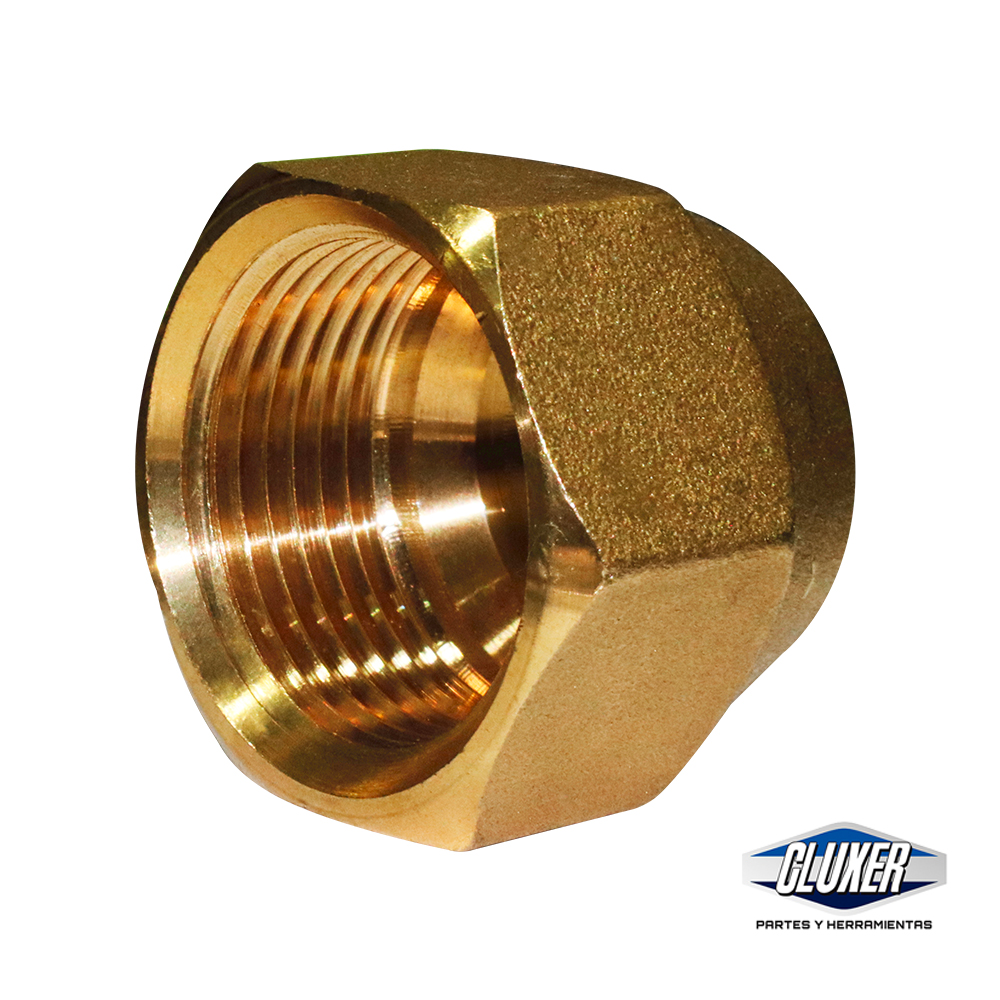 1 Tuerca Flare De Bronce 3/4 Pulgada, Forjada Cluxer