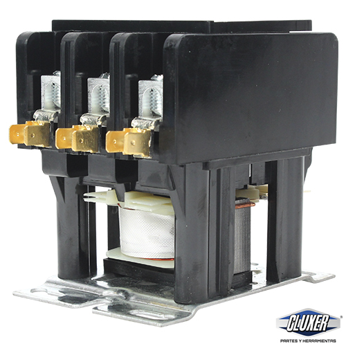 1 Contactor 3 Polos 50 Amperes Bobina 24-21 Vac, 50/60hz