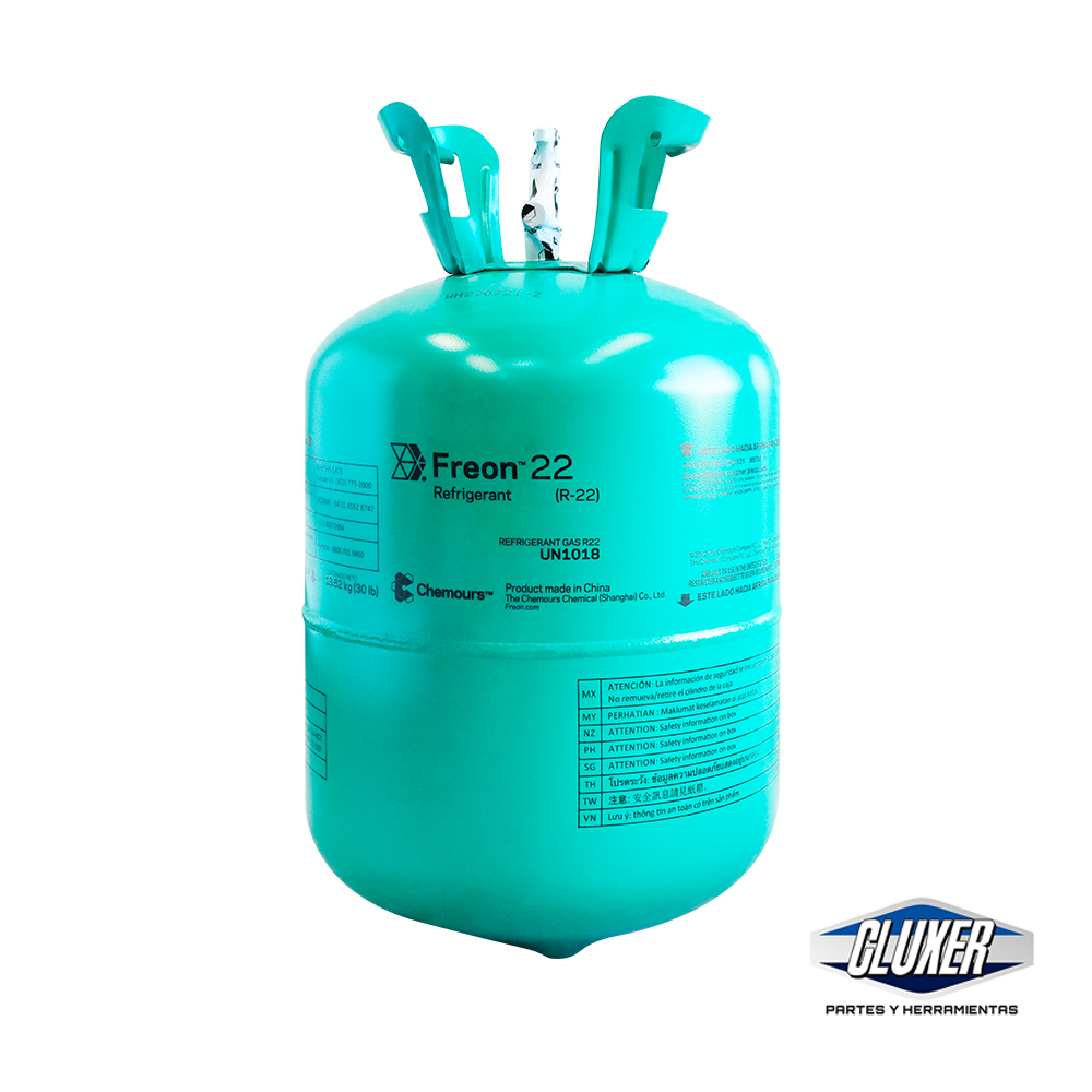 Gas Refrigerante R22 13.6KG Modelo: CXRE22136K – Marca CLUXER