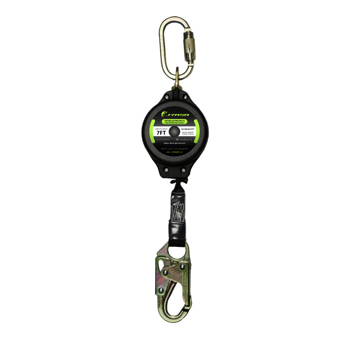 RETRACTIL DE BNDA DE DE 1" Y 7FT LARGO CARCASA ALUMINIO