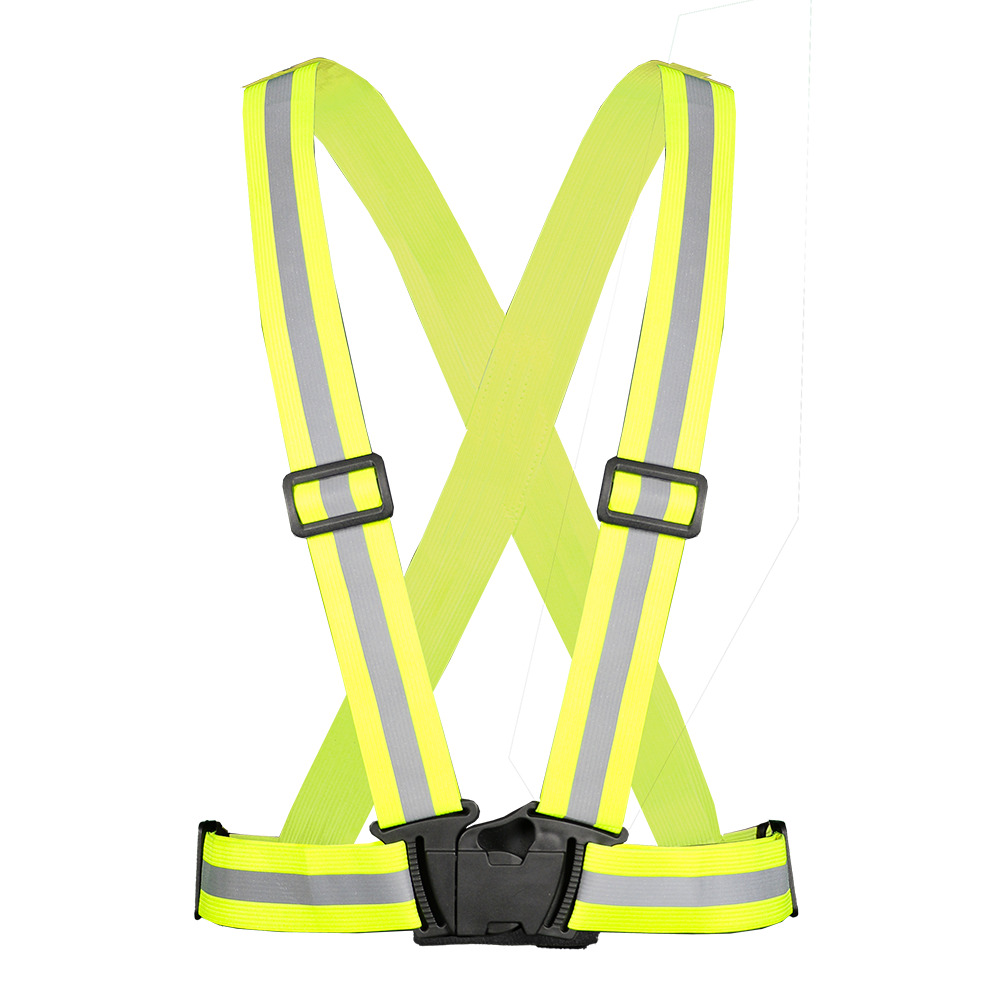 CHALECO CARRILLERO ELASTICO DE ALTA VISIBILIDAD AMARILLO UNITALLA