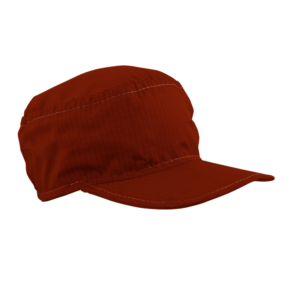 GORRA ANTIESTATICA ECOFRIENDLY CON VISERA, COLOR ROJA.