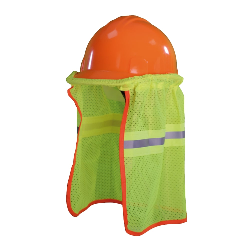CUBRE NUCA ELASTICO AMARILLO ECOFRIENDLY CON REFLEJANTE PARA CASCO DE SEGURIDAD
