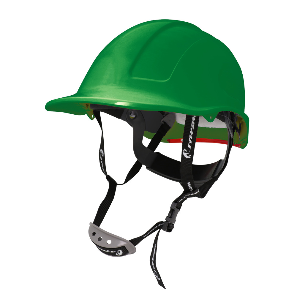 CASCO VERDE ASSEMBLER AJUSTE DE MATRACA, REFLEJANTE, BARBOQUEJO Y AISLANTE TERM