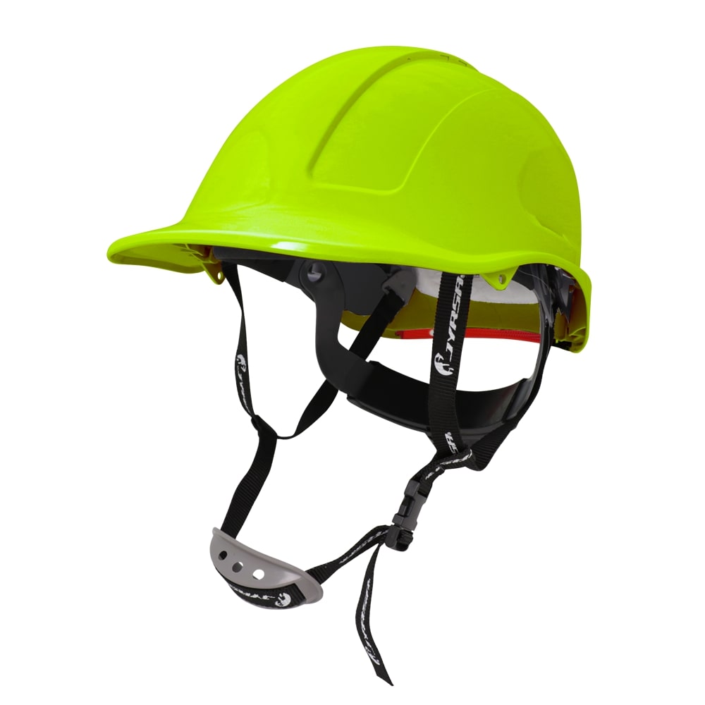 CASCO AMARILLO HV ASSEMBLRE AJUSTE DE MATRACA, REFLEJANTE, BARBOQUEJO Y AISLANTE