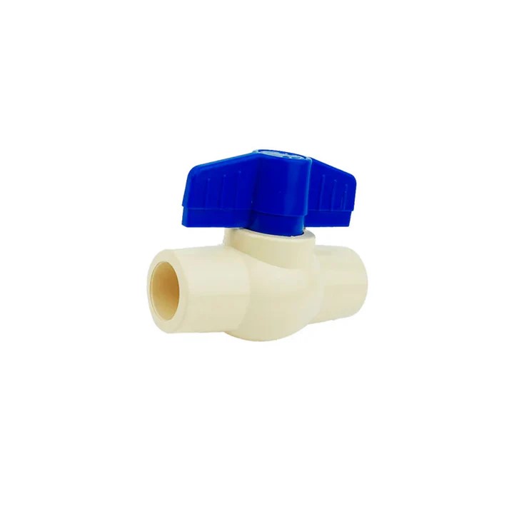 VALVULA DE ESFERA 25MM DE CPVC CIERRE 90ﾰ