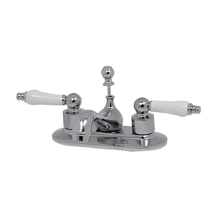 MEZCLADORA P/LAVABO 4" CROMADA C/DESAGUE AUT.