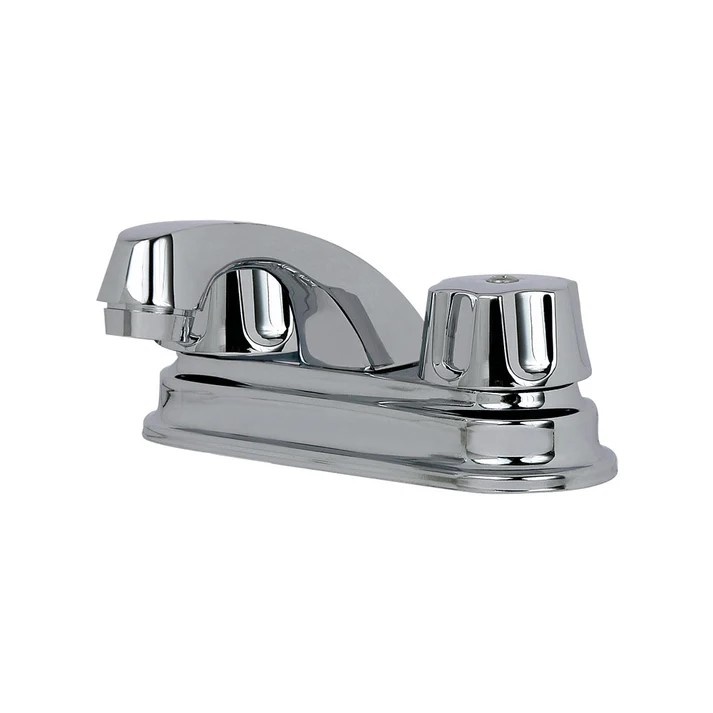 MEZCLADORA LAVABO 4" M/ACUARIO CHAP.LATON