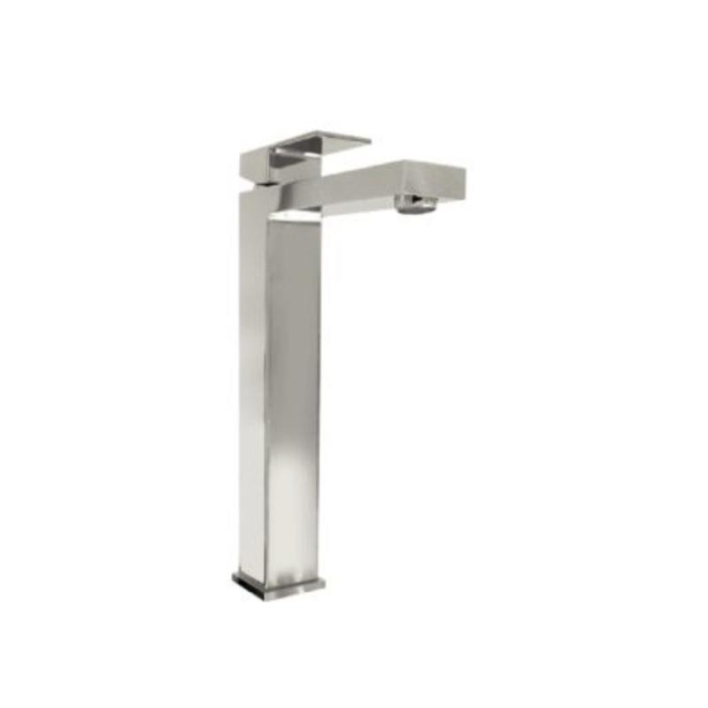 MEZCLADORA  MONOMANDO ALTA P/LAVABO AC. INOXIDABLE 304 AC. CEPILLADO