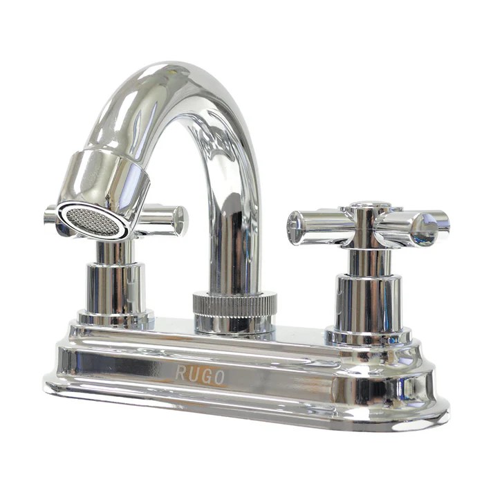 MEZCLADORA PARA LAVABO DE 4&quot; MANERAL MINIMALISTA AC. CROMO