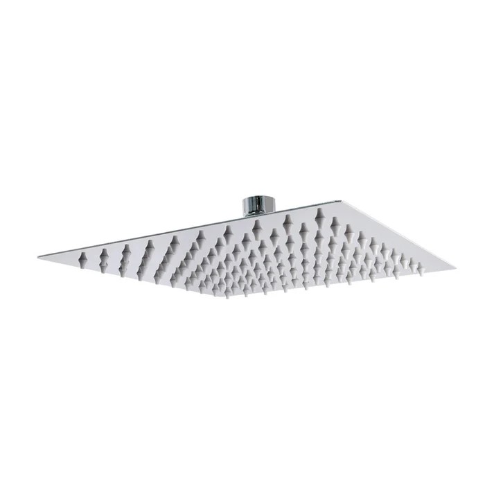 REGADERA DELGADA CUAD.8X8&quot; AC.INOX.AC.CROMO