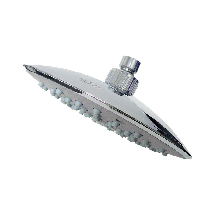 8" REGADERA REDONDA PLAS.CROMO ANTISARRO S/BRAZO Y CHAPETON