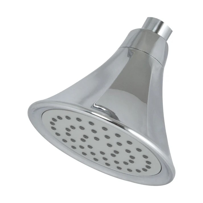 REGADERA PIRAMIDAL REDONDA 4 1/2 114MM S/BRAZO AC/CROMO