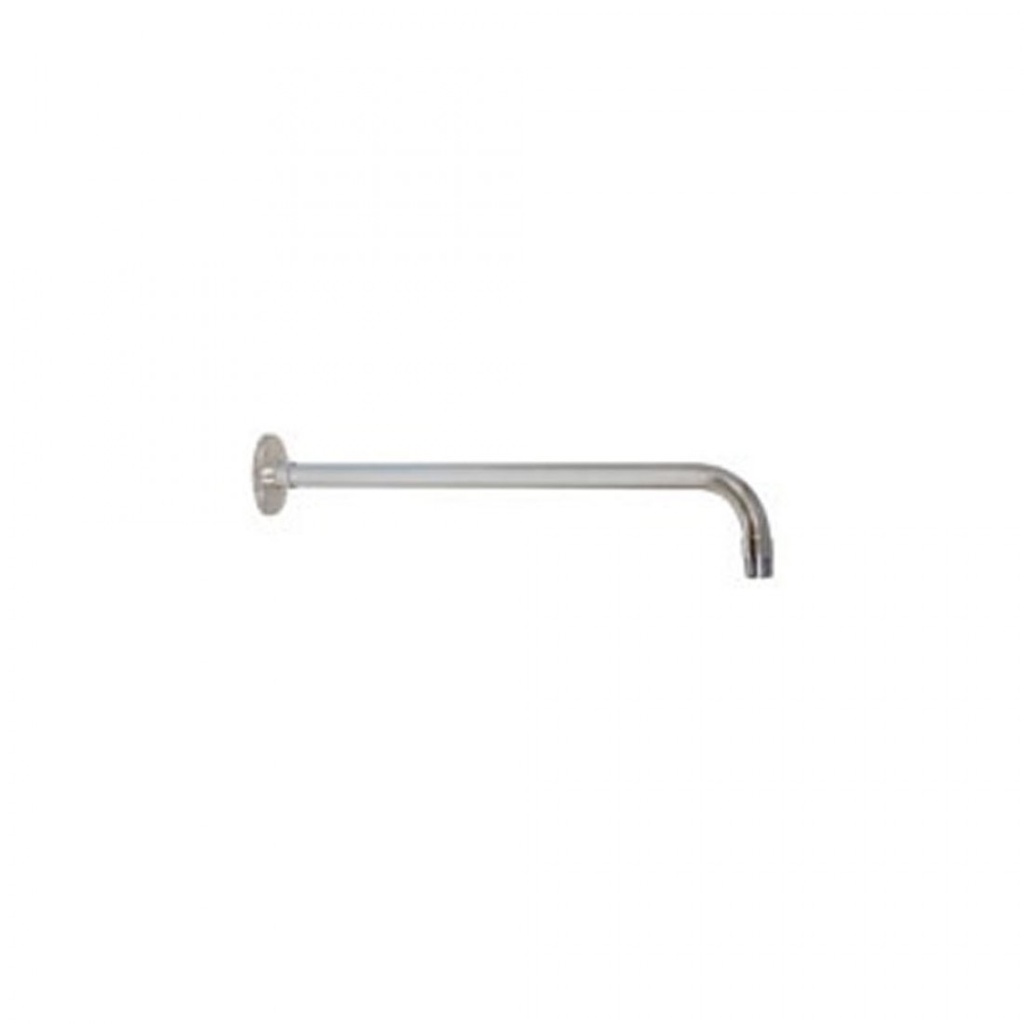 BRAZO REDONDO LARGO SATINADO DE ACERO INOX 39CM LONG