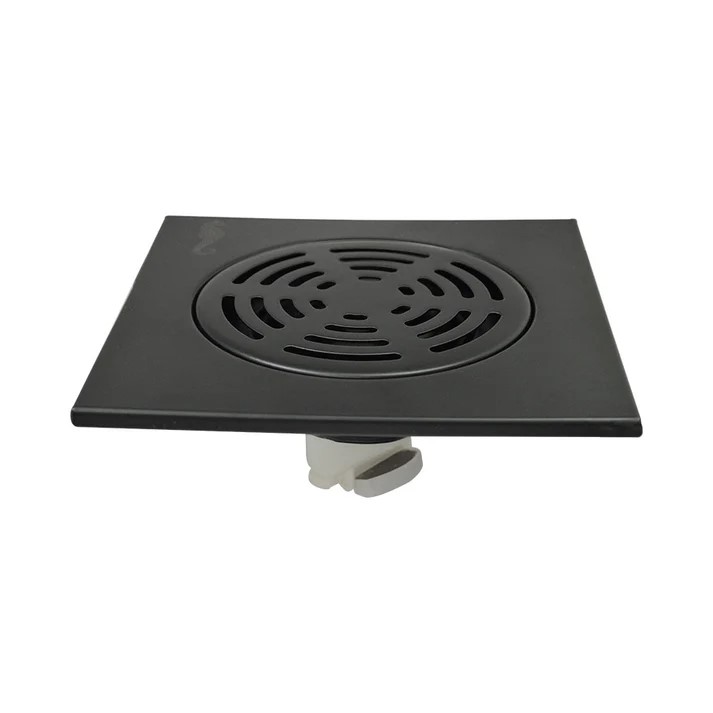 RESUMIDERO AC.INOX 304 ACA.NEGRO 150X150MM C/SIST ANTICUCARA