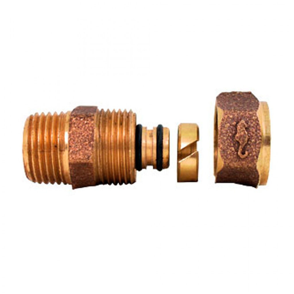 3/4" NUDO INSERCION MACHO P/TUBO DE PLASTICO