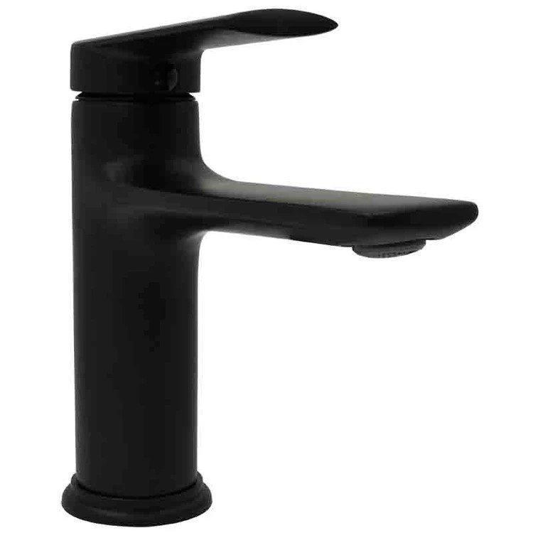 MEZCLADORA MONOMANDO P/LAVABO AC.NEGRO