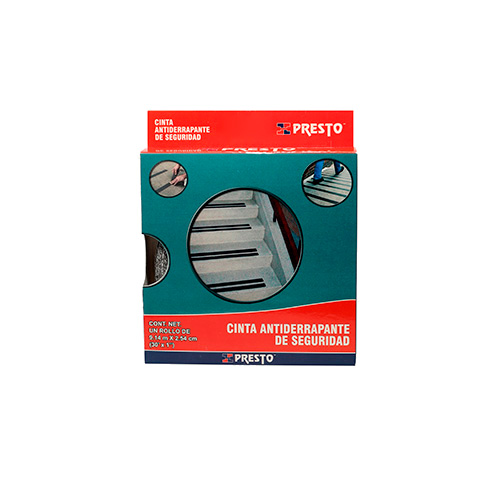 CINTA ANTIDERRAPANTE DE SEGURIDAD ROLLO 9.15 MT X 1"