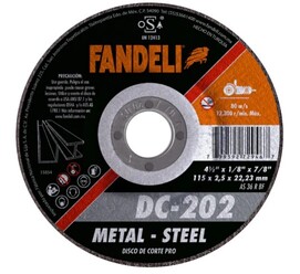 DISCO FNDL.PRO CTE.MTL.  4 1/2”