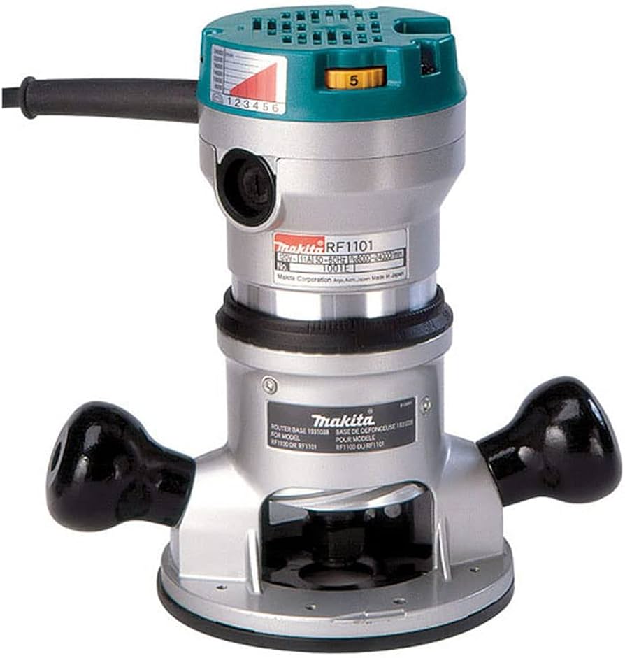 ROUTER MAK 1100W. 1/2 y 1/4”
