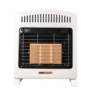 Calefactor piso y pared 3 radiantes gas LP Heat Wave