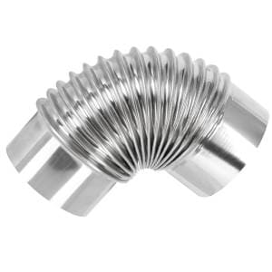 Codo humo 075mm 3" galvanizado