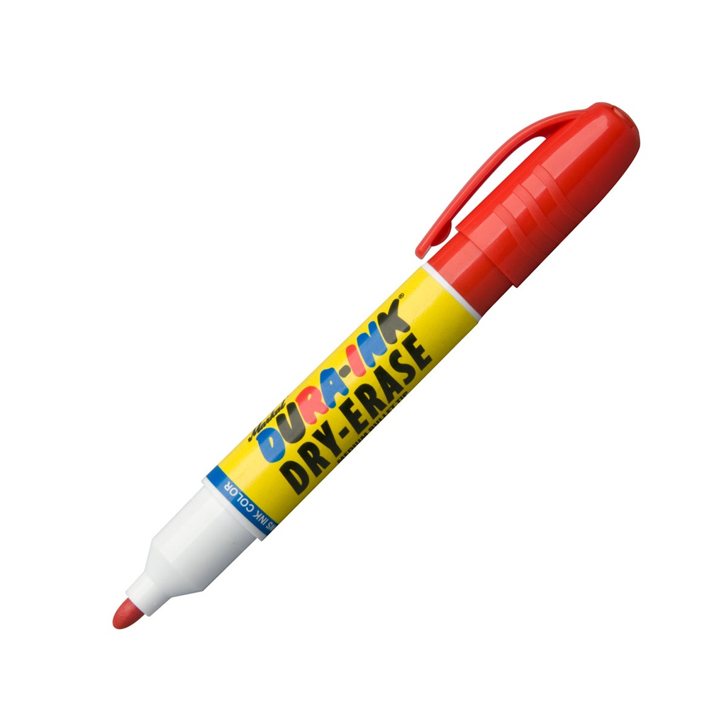 DURA INK DRY-ERASE MARKER RED (Precio x pieza - Empaque c/12 pzas)