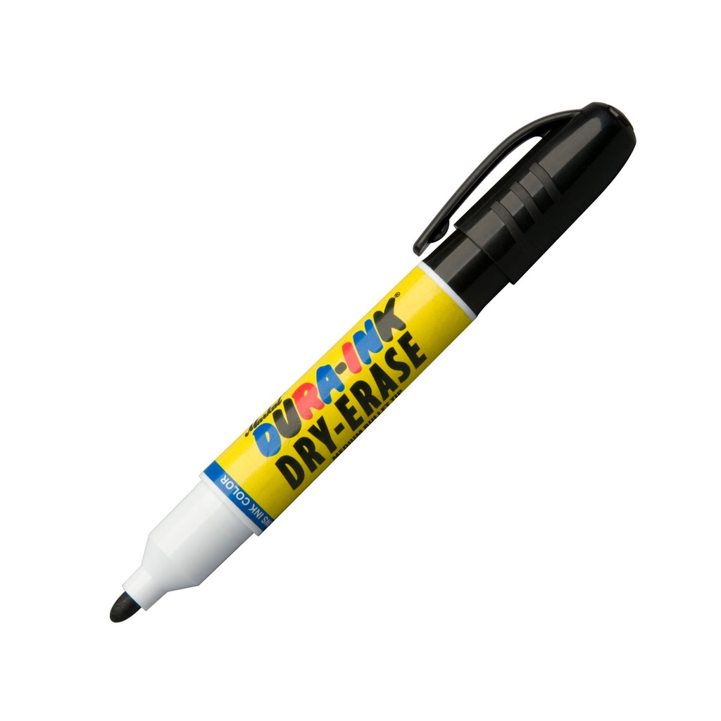 DURA INK DRY-ERASE MARKER BLACK  (Precio x pieza - Empaque c/12 pzas)