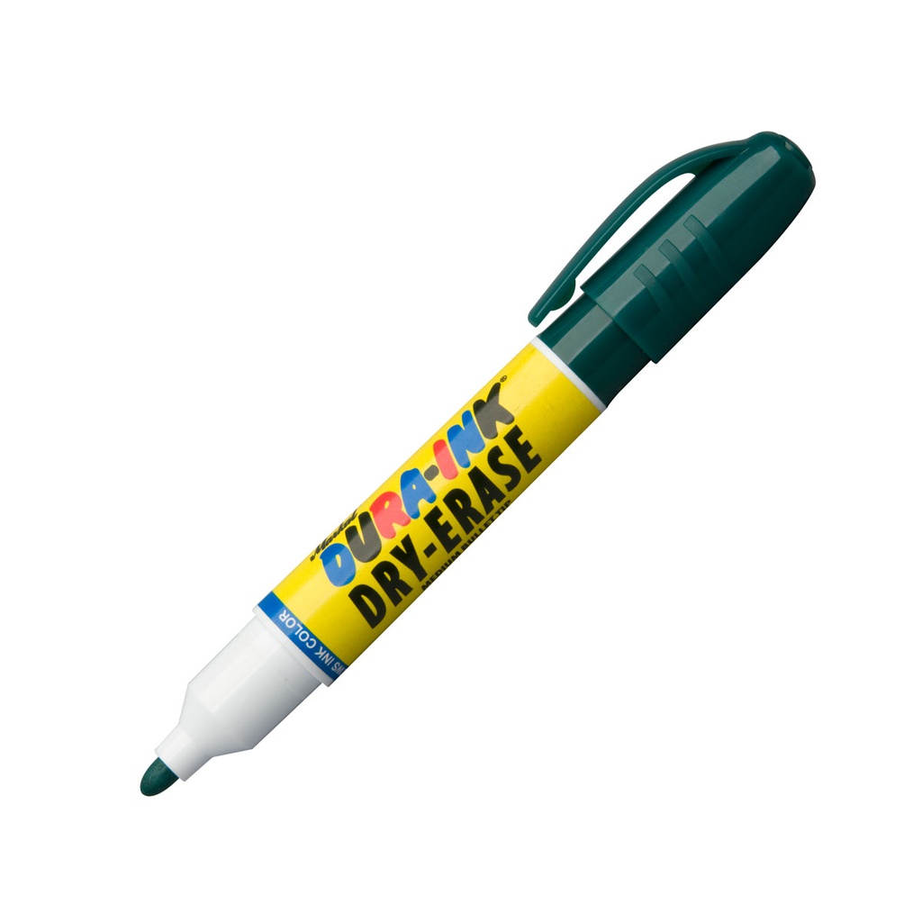 DURA INK DRY-ERASE MARKER GREEN (Precio x pieza - Empaque c/12 pzas)