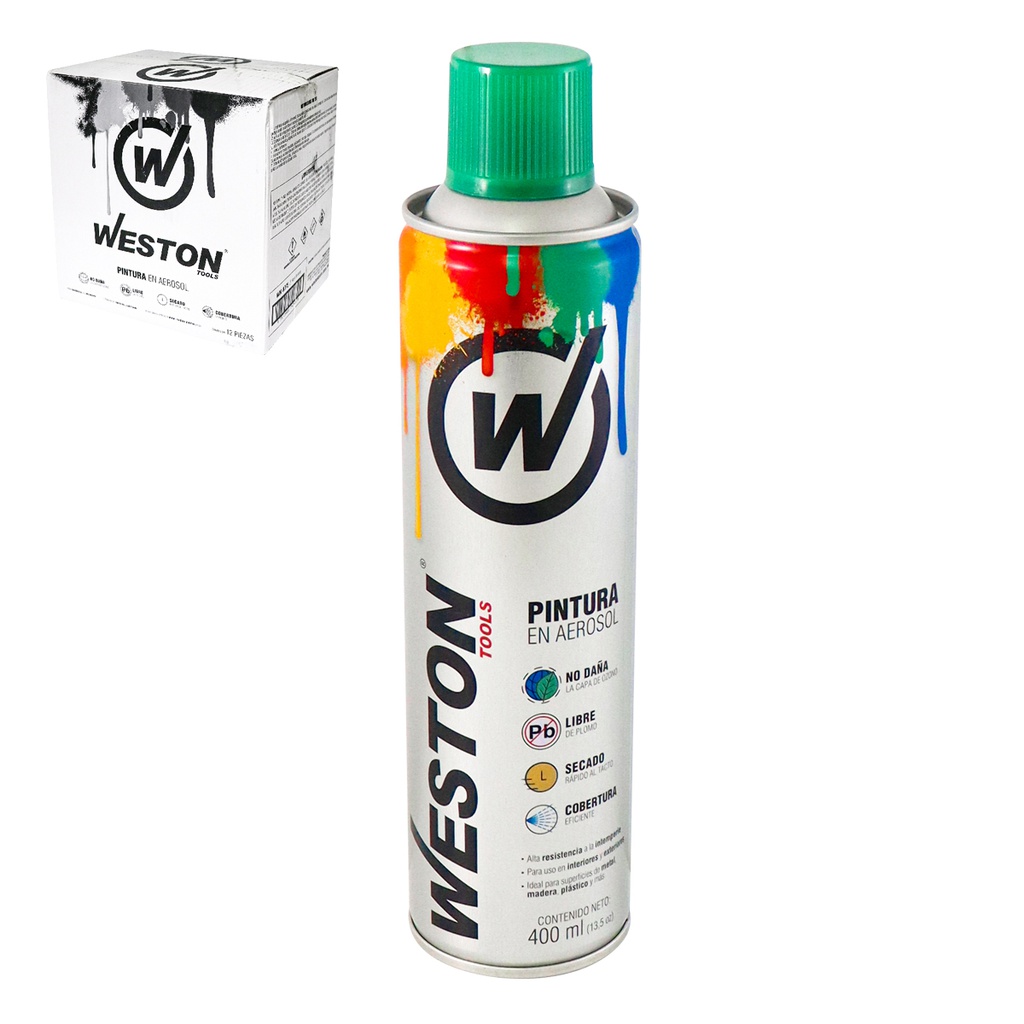 PINTURA AEROSOL VERDE CLARO 400ml